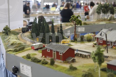 Rail Transport Modelling Stock Photo