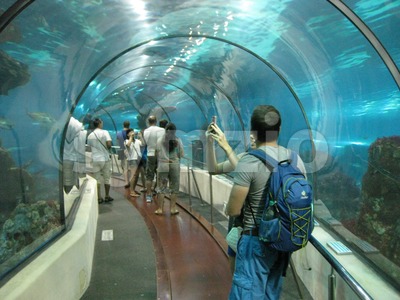 Aquarium Barcelona Stock Photo