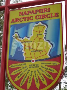 Arctic Circle Stock Photo