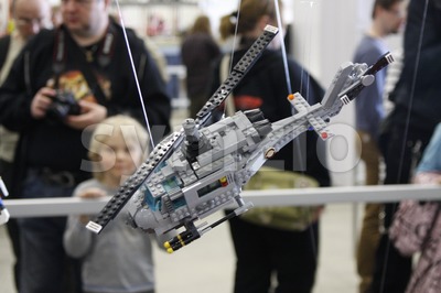 Lego Helicopter Stock Photo
