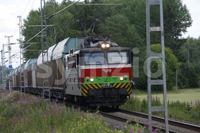 Diesel Locomotive Stock Photo